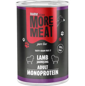 Krmivo pro psa BUBA More Meat Mono Pure Jehněčí 400g