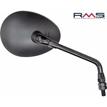 Zrcátko pro motocykl Zpětné zrcátko RMS 122770230 pravý černý APRILIA Scarabeo 300 2009-2010