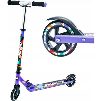 Koloběžka Koloběžka Allright STREET 125 fialová, 2 kolečka