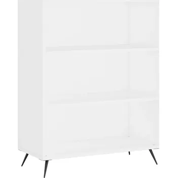 Knihovna Regál na knihy 3 police bílý 69,5x32,5x90 cm