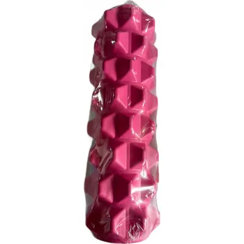 Masáž Masážní váleček s výstupky růžový 34 cm