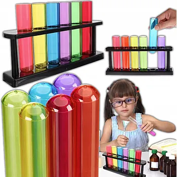 Sklenice Zkumavky na panáky 6 ks – Skleničky na shoty na párty, rozlučku se svobodou