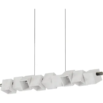 Aromas Cubic L LED závěsné alabastrové svítidlo lustr Černá matná