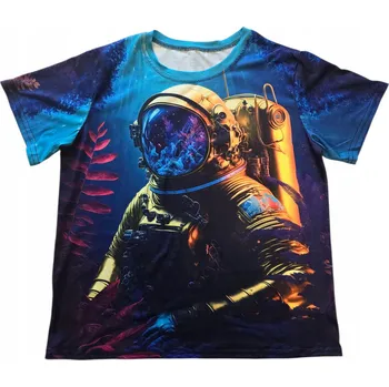 Chlapecké tričko Dětské tričko s krátkým rukávem Kosmonaut, barevné, velikost 120