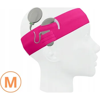 Univerzální pásek na procesor řeči / implantát - růžový - vel. M