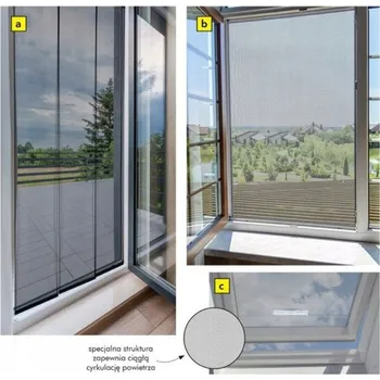 Síť proti hmyzu Moskytiéra do dveří nebo oken, 130 cm x 150 cm