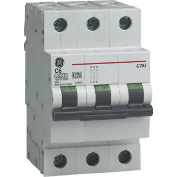 Jistič JIŠTIČ 3P B 20A 10kA GE POWER