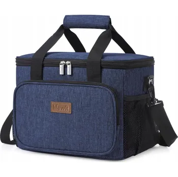 Outdoorové zavazadlo Termoizolační taška chladicí na oběd Dvoupatrová box Lifewit fialová 15L