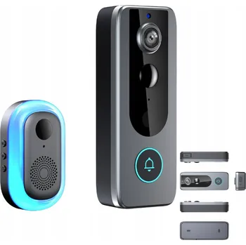 Domovní zvonek BEZDRÁTOVÝ ZVONEK S KAMEROU KE DVEŘÍM BRÁNY WIFI SMART VZDÁLENÝ NÁHLED