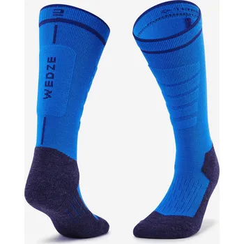 Pánské ponožky WEDZE Dětské lyžařské ponožky 100 23/26 MODRÁ
