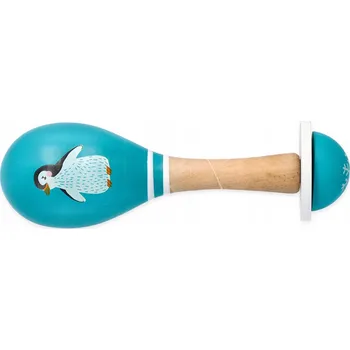 MARACAS CHRASTÍTKO S TUČŇÁKEM HRAČKA HUDEBNÍ NÁSTROJ