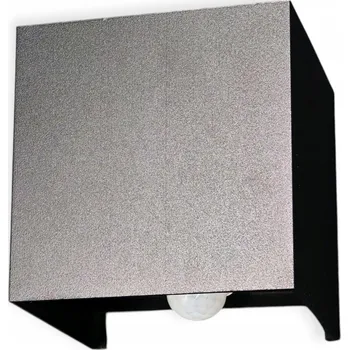 Nástěnné svítidlo Nástěnné svítidlo LED krychle 12W 6000K se senzorem pohybu a soumraku