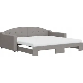 Pohovka Rozkládací pohovka 2 v 1, 223x110x75 cm, šedohnědá (taupe)