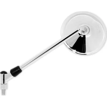 Zrcátko pro motocykl zpětné zrcátko chromové (závit pravý M10), Q-TECH, L=P SUZUKI GSF 600 Bandit (S) 1995-2004