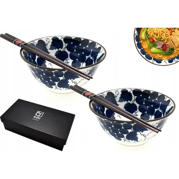 Sada 2 misek s hůlkami - Budoi Blue 400 ml BOX