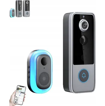 Domovní zvonek BEZDRÁTOVÝ ZVONEK S KAMEROU KE DVEŘÍM BRÁNY WIFI SMART VZDÁLENÝ NÁHLED