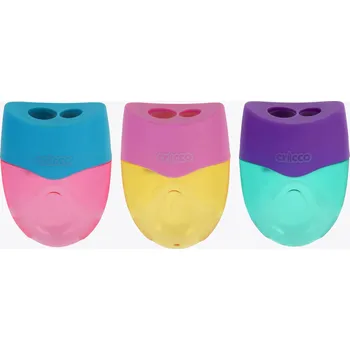 Ořezávátko Ořezávátko s nádobkou dvojité OVÁLNÉ CRICCO pastelové