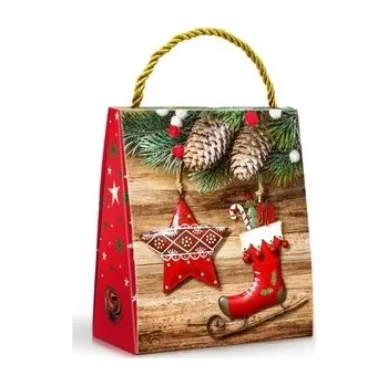 Bonboniéra Hořké pralinky s kakaovou náplní Hvězda a brusle, 154 g