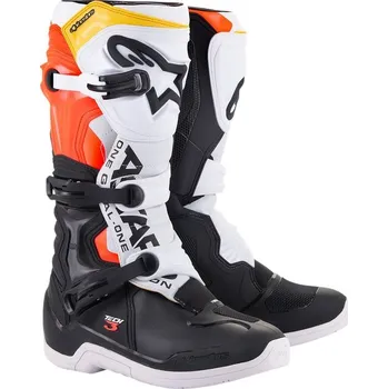 Moto obuv ALPINESTARS(MX) BOTY TECH3 B/W/R/Y (2013018-1238-13) (Velikost: 48) 2013018-1238-13