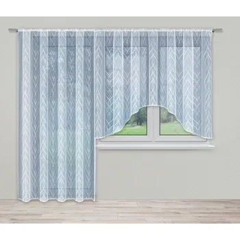 Záclona Dante Vira bílá 250 x 200 cm