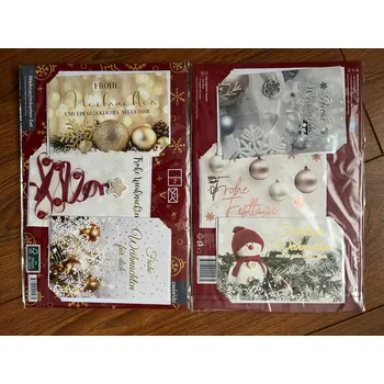 SADA VÁNOČNÍCH POHLEDNIC 6 KUSŮ PLUS OBÁLKY - VÁNOČNÍ PŘÁNÍ