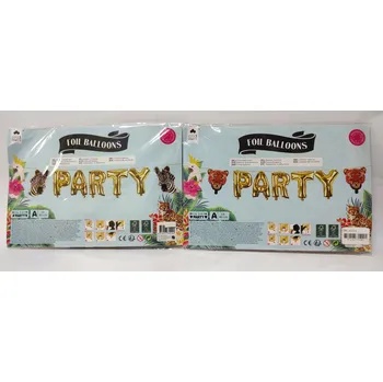 Balónek Banner balónková girlanda PARTY 3 m balónky fóliové