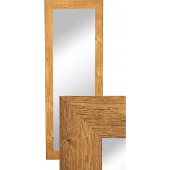 Zrcadlo Závěsné Zrcadlo v rámu z olejovaného dubu 150x50 cm, velké