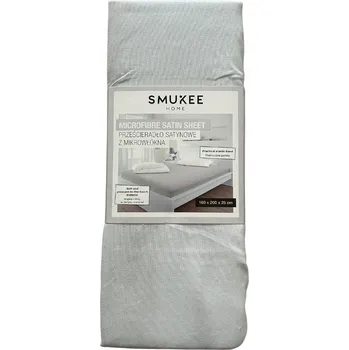 Prostěradlo Prostěradlo s gumou Smukee polyester 160 x 200 cm