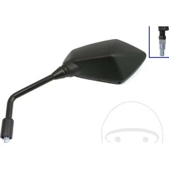Zrcátko pro motocykl Zpětné zrcátko JMP ZR 0223 černý levý 2H961661