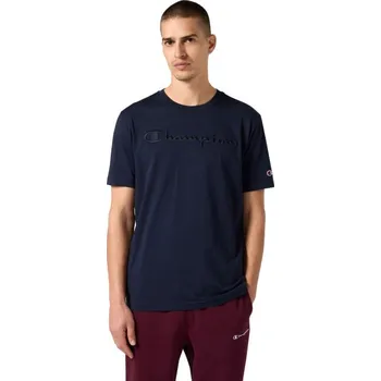 Pánské tričko Pánské tričko Champion SS Tee navy blue 220273 BS501 pánské S