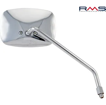 Zrcátko pro motocykl Zpětné zrcátko RMS 122770090 pravý chrom APRILIA Scarabeo 200 ie 1999-2001