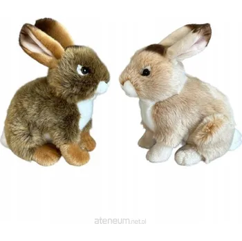 plyšák Plyšová Hračka Králík Tmavě hnědý Zajíček DUBI - 23 cm