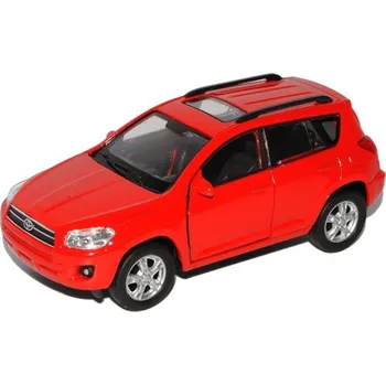 autíčko Welly Toyota RAV4 1:34 červená