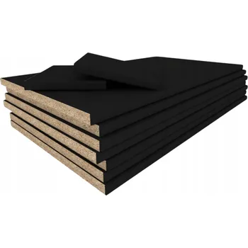 police Police Krak Meble 10 x 10 cm, černá nábytková deska