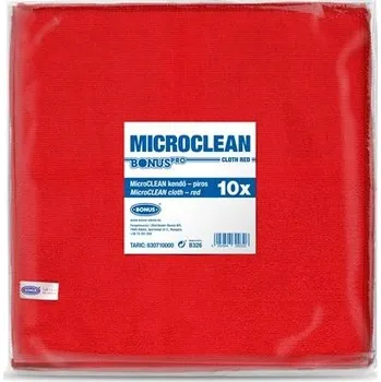 Utěrka Utěrka z mikrovlákna BONUS v balení 10 ks červený