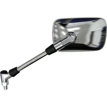 Zrcátko pro motocykl zpětné zrcátko chromové (závit pravý M10), Q-TECH, L FS-921 LH