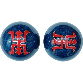 Masážní přístroj Masážní kuličky MODRÉ se symbolem LONG LIFE (4 cm)