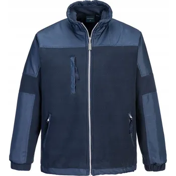 Pánská mikina Mikina North Sea odolný fleece EN 14058 vel. S Granátová R