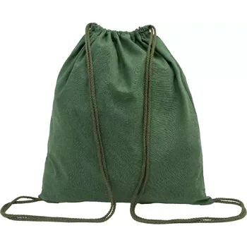 Sportovní vak Dropex vak se stahovací šňůrkou z recyklované bavlny - zelená - AP800186-07