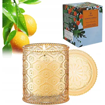 Svíčka VONNÉ SVÍČKY SVÍČKA Vůně pomeranče SADA 200g