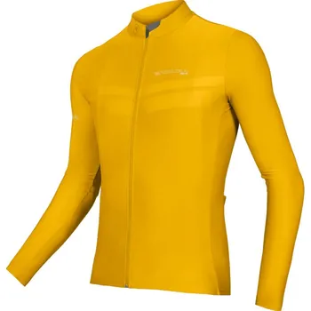 cyklistický dres Dres s dlouhým rukávem ENDURA Pro SL II Mustard - S