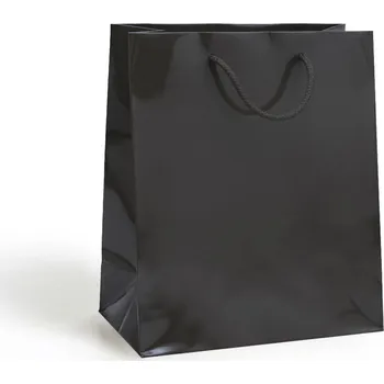 Dárková taška Dárková taška černá Milano 25x11x31 G008