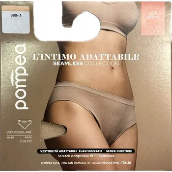 Kalhotky KALHOTKY BRAZILSKÉ KALHOTKY Seamless BÉŽOVÉ POMPEA *S/M