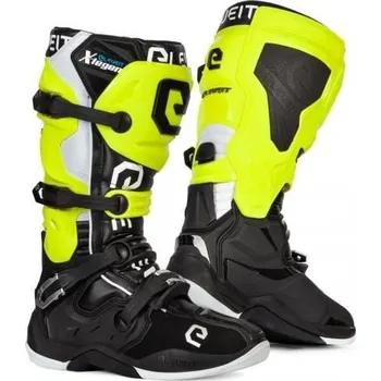 Moto obuv Moto boty ELEVEIT X-LEGEND černo/neonově žluté (Velikost: 46) MCF_14366