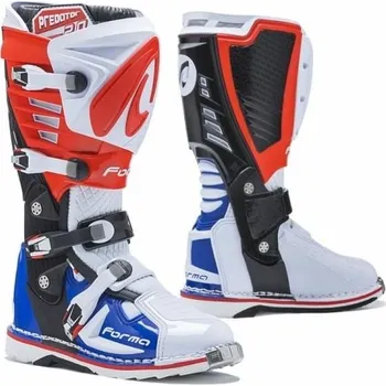Moto obuv Moto boty FORMA PREDATOR 2.0 bílo/červeno/modré (Velikost: 46) MCF_10710