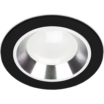 Halogenové stropní svítidlo zapuštěné černo-bílo-stříbrné pro LED GU10