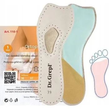 Vložka do bot Dr. Grepl dětské ortopedické vložky do bot velikost 36
