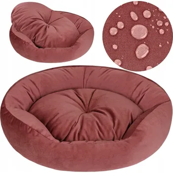 Pelíšek pro psa Dogguru psí bouda růžová 65 cm x 55 cm