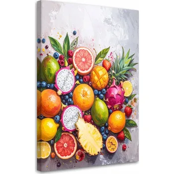 Obraz Obraz do kuchyně jídelny, Exotické barevné ovoce 80x120