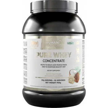 Protein Protein syrovátkový koncentrát - WPC Human Protect prášek 900 g bílá čokoláda - kokosová příchuť